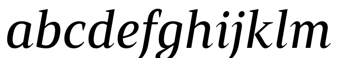 Mandrel Norm Medium Italic Font LOWERCASE