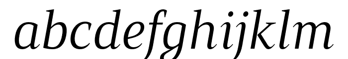 Mandrel Norm Regular Italic Font LOWERCASE