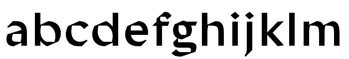 Manofa Condensed Bold Font LOWERCASE