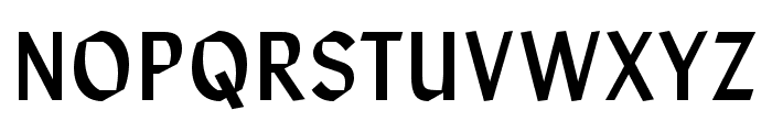 Manofa Condensed Light Font UPPERCASE