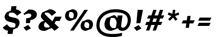 Manofa Medium Italic Font OTHER CHARS