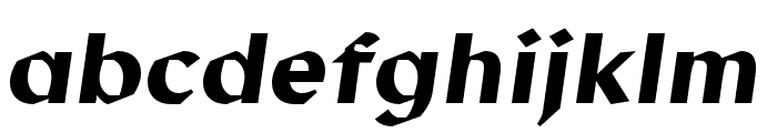 Manofa Medium Italic Font LOWERCASE