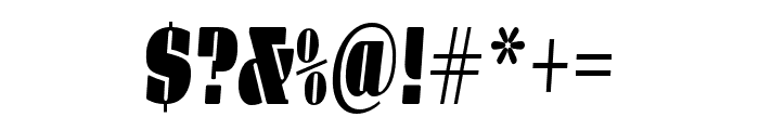 Manometer Serif Extra Light Italic Font OTHER CHARS