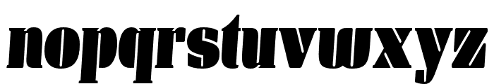 Manometer Serif Italic Font LOWERCASE