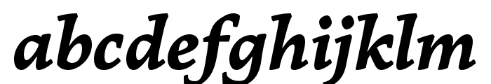 Marco Bold Italic Font LOWERCASE