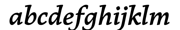 Marco SemiBold Italic Font LOWERCASE