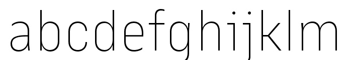 Margin MVB Extra Light Font LOWERCASE