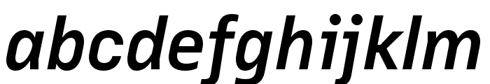 Margin MVB Semibold Italic Font LOWERCASE