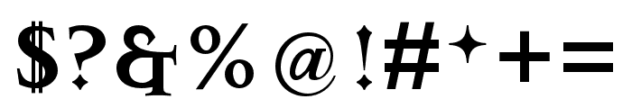 Mason Serif OT Bold Font OTHER CHARS
