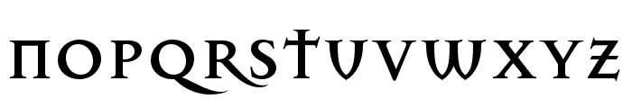Mason Serif OT Bold Font UPPERCASE