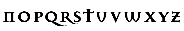 Mason Serif OT Bold Font LOWERCASE