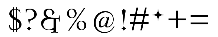 Mason Serif OT Regular Font OTHER CHARS