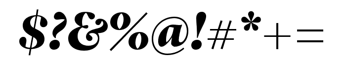 Masqualero Black Italic Font OTHER CHARS