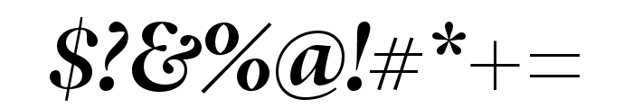 Masqualero DemiBold Italic Font OTHER CHARS
