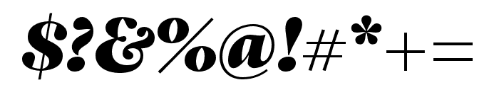 Masqualero ExtraBlack Italic Font OTHER CHARS
