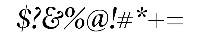 Masqualero Italic Font OTHER CHARS