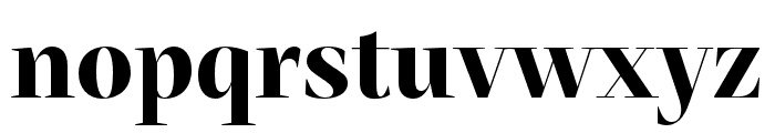 Mastro Display Extra Bold Font LOWERCASE