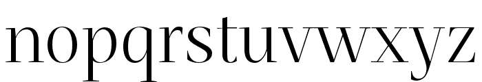 Mastro Display Light Font LOWERCASE