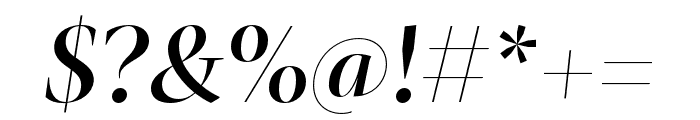 Mastro Display Medium Italic Font OTHER CHARS