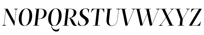 Mastro Display Medium Italic Font UPPERCASE