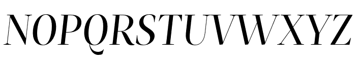 Mastro Display Regular Italic Font UPPERCASE