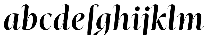Mastro Display Semi Bold Italic Font LOWERCASE