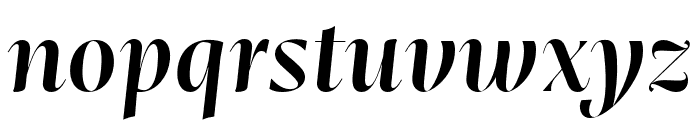 Mastro Display Semi Bold Italic Font LOWERCASE