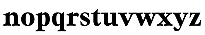 Mauritius Bold Condensed Font LOWERCASE
