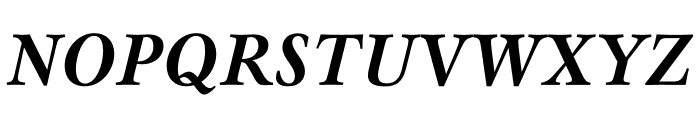 Mauritius Medium Italic Font UPPERCASE