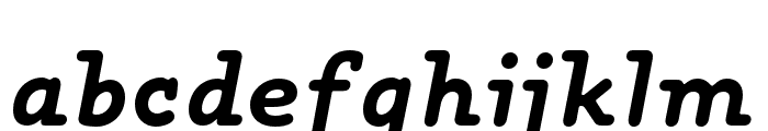Maxular Bold Italic Font LOWERCASE