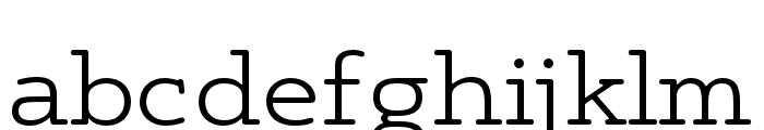 Maxular ExtraLight Font LOWERCASE