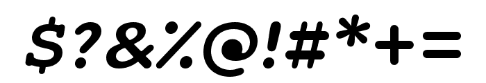 Maxular SemiBold Italic Font OTHER CHARS