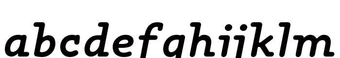 Maxular SemiBold Italic Font LOWERCASE