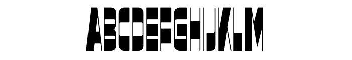Megabase Regular Font UPPERCASE