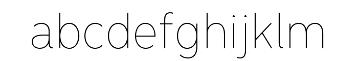 Menca Light Font LOWERCASE