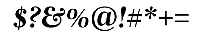 Mencken Std Head Bold Italic Font OTHER CHARS