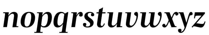 Mencken Std Text Bold Italic Font LOWERCASE