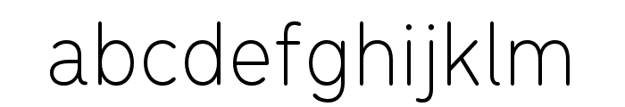 Menco Light Font LOWERCASE