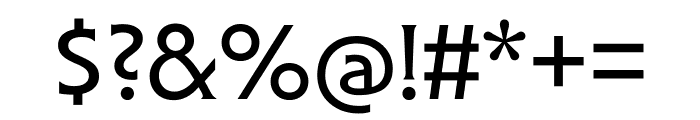 Mendl Serif Dusk Regular Font OTHER CHARS
