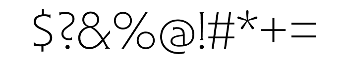 Mendl Serif Dusk Thin Font OTHER CHARS