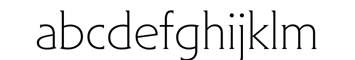 Mendl Serif Dusk Thin Font LOWERCASE