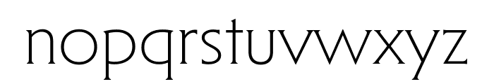 Mendl Serif Dusk Thin Font LOWERCASE