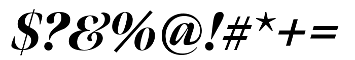 Meno Banner Black Italic Font OTHER CHARS