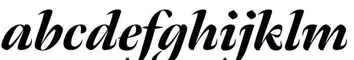 Meno Banner Condensed Black Italic Font LOWERCASE