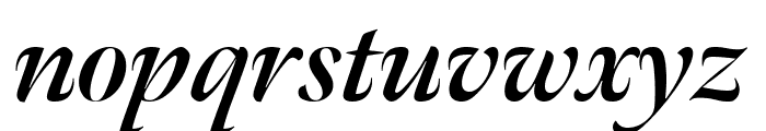 Meno Banner Condensed Bold Italic Font LOWERCASE