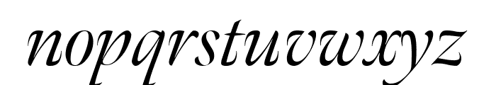Meno Banner Condensed Italic Font LOWERCASE