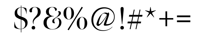 Meno Banner Condensed Regular Font OTHER CHARS