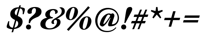 Meno Display Black Italic Font OTHER CHARS