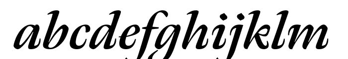 Meno Display Condensed Bold Italic Font LOWERCASE