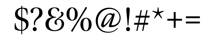 Meno Display Condensed Regular Font OTHER CHARS